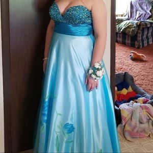 Blue Prom Dress